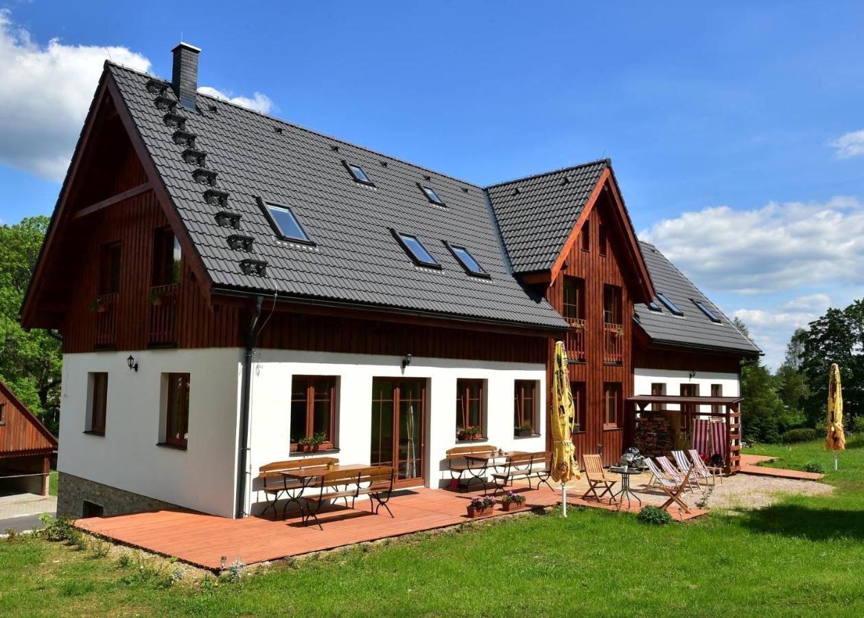 Penzion Jizerska Malina Bedrichov  Bagian luar foto